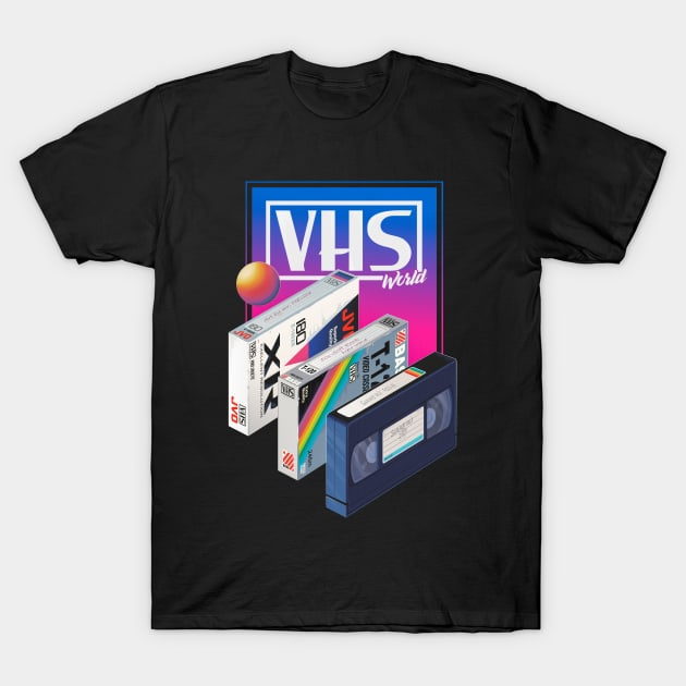 VHS world T-Shirt by Mr.Melville